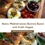 Rustic Mediterranean Bread and Burrata Board Recipe
