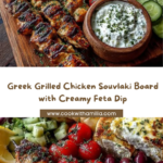 Grazing Board with Feta Dip & Warm Pita Recipe