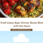 Quinoa Bowl with Lemon Feta Yogurt Sauce Recipe