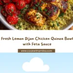 Quinoa Bowl with Lemon Feta Yogurt Sauce Recipe
