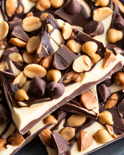 Peanut Butter Chocolate Greek Yogurt Bark Recipe