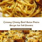 Ground Beef Rotini in Creamy Tomato Velveeta Cheese Sauce Recipe