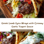 Greek Grilled Lamb Gyro Wraps with Garlic Yogurt Sauce Recipe
