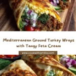 ey Wrap with Dill Lemon Honey Feta Cream Recipe