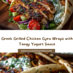 Gyro Wraps with Dill Garlic Yogurt Sauce Recipe