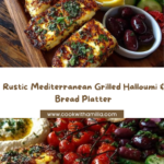 Rustic Mediterranean Bread & Grilled Halloumi Platter Recipe