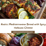 Rustic Mediterranean Bread & Spicy Halloumi Platter Recipe