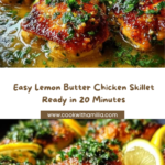 Juicy Lemon Butter Chicken Skillet (Ready in 20 Minutes!) Recipe