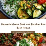 Greek-Style Beef and Zucchini Rice Bowl Recipe