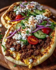 ef Pita with Creamy Hot Honey Feta Sauce Recipe