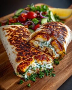 i Wrap with Whipped Hot Honey Feta Sauce Recipe
