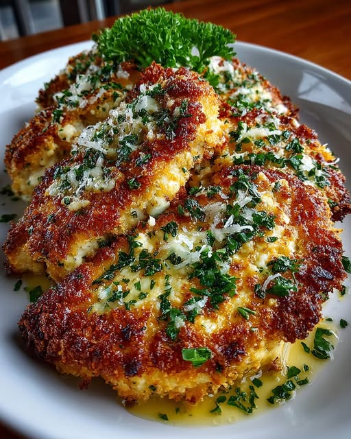 Crispy Hot Honey Lemon Goat Cheese Chicken with Herb Crust Recipe - Recipe Image