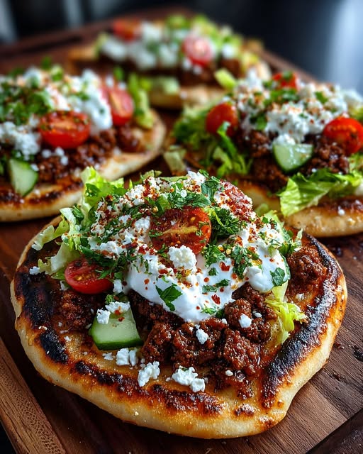 tbread with Spicy Lemon Honey Feta Cream Recipe - Recipe Image