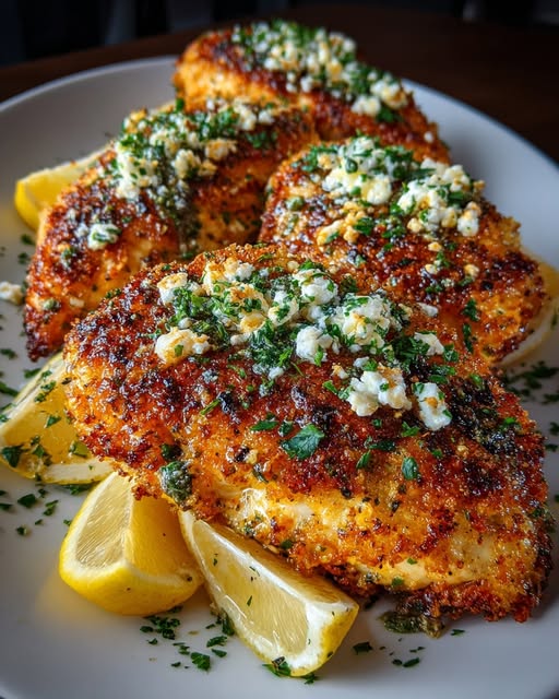 ta Chicken with Mediterranean Herb Crust Recipe - Recipe Image