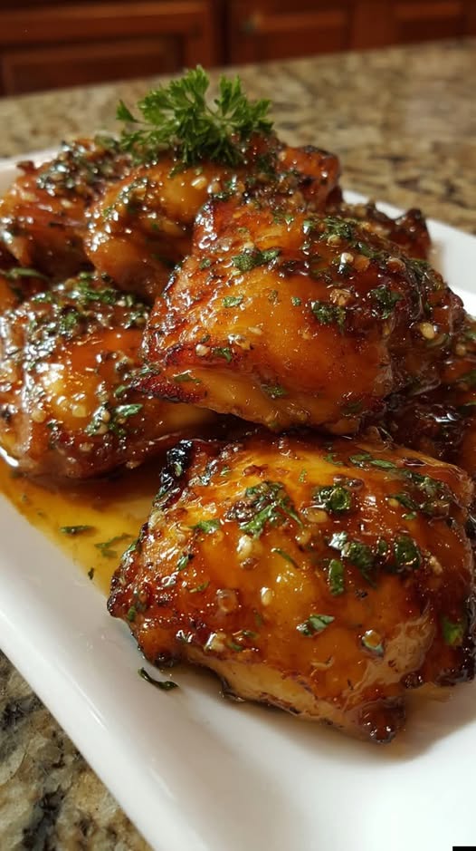 Honey Garlic Chicken Thighs Recipe