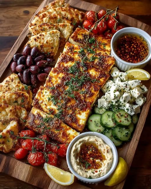 Olives & Flatbread Chips Recipe - Recipe Image