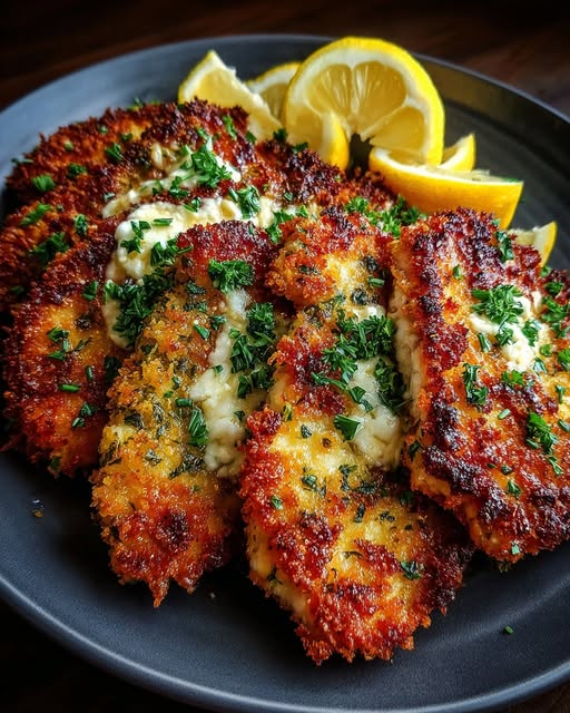 mon Feta Chicken Cutlets with Herb Crust Recipe