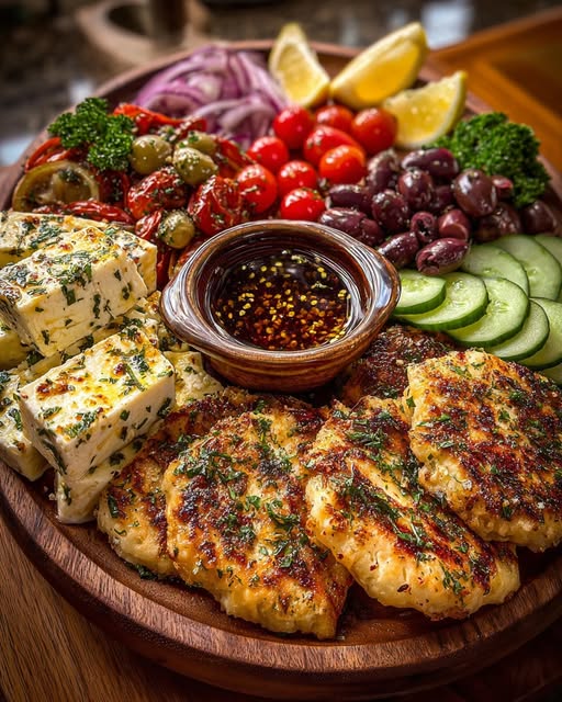 Olives & Herb Pita Chips Recipe