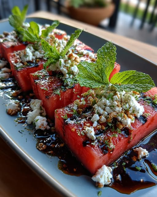 Warm Goat Cheese & Honey Balsamic Pearls Recipe