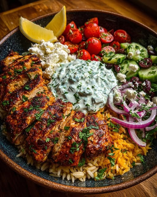 en Power Bowl with Spicy Tzatziki & Feta Recipe 2 en Power Bowl with Spicy Tzatziki & Feta Recipe - Recipe Image