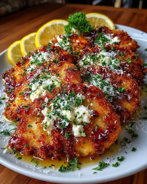 Spicy Crispy Hot Honey Lemon Goat Cheese Chicken Recipe