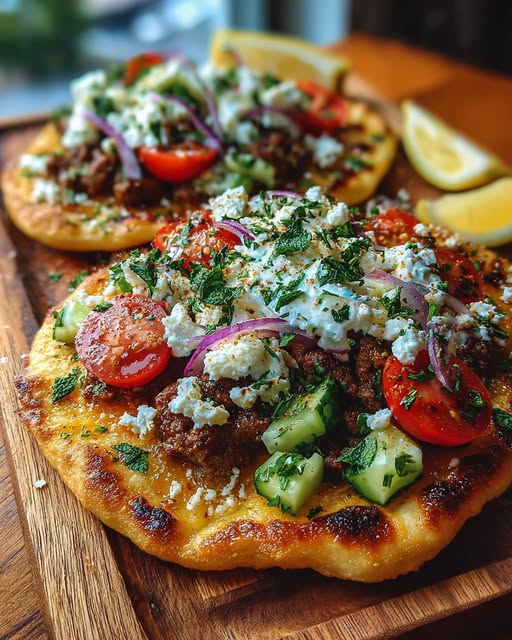 arlic Hot Honey Feta Cream & Fresh Herbs Recipe - Recipe Image