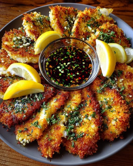 mon Feta Chicken Cutlets with Herb Crust Recipe