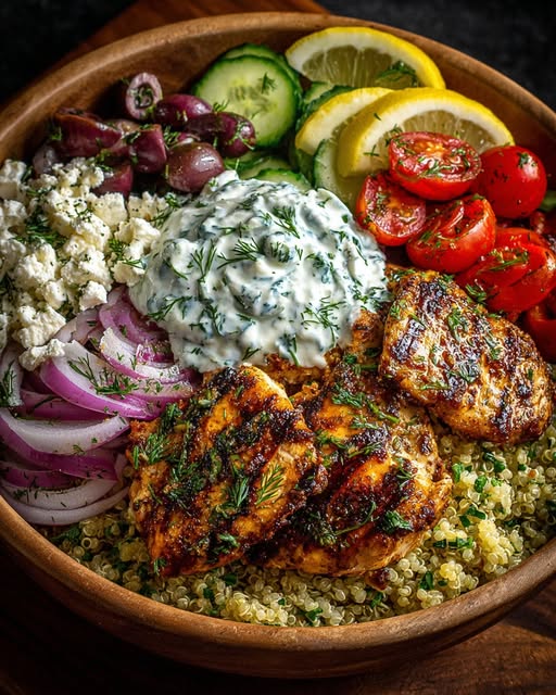ken Power Bowl with Herb Feta & Tzatziki Recipe 3 ken Power Bowl with Herb Feta & Tzatziki Recipe - Recipe Image