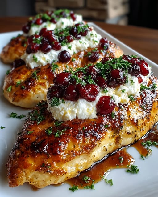 Honey Cranberry Chicken Bake with Ricotta Cheese Recipe 3 Honey Cranberry Chicken Bake with Ricotta Cheese Recipe - Recipe Image