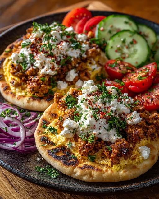 d Chicken Pita with Hot Honey Feta Cream Recipe - Recipe Image