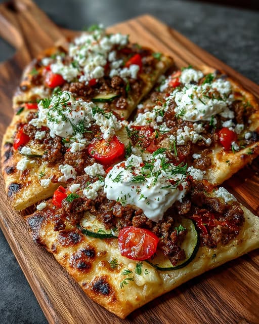 with Roasted Garlic Hot Honey Feta Cream Recipe