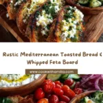 Rustic Mediterranean Toasted Bread and Feta Board Recipe