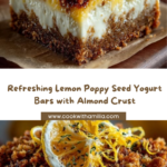 ek Yogurt Bars with Almond Crumble Crust Recipe