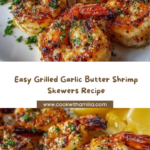 Grilled Garlic Butter Shrimp Skewers Recipe
