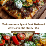 atbread with Garlic Hot Honey Feta Cream Recipe