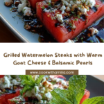 Warm Goat Cheese & Honey Balsamic Pearls Recipe