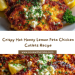 Place crispy chicken cutlets on a serving plate Recipe