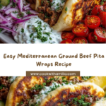 Beef Pita Wraps with Garlic Yogurt Sauce Recipe
