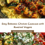 cous with Roasted Veggies & Whipped Feta Recipe