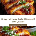 Spicy Crispy Hot Honey Garlic Feta Chicken Recipe