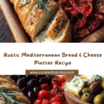 Rustic Mediterranean Bread and Cheese Platter Recipe