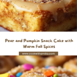 Pear and Pumpkin Snack Cake Recipe
