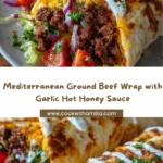Wrap with Garlic Hot Honey Yogurt Sauce Recipe
