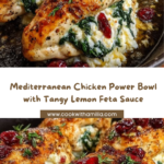 Chicken Pita with Garlic Yogurt Drizzle Recipe