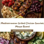 icken Souvlaki Mezze Board with Feta Dip Recipe