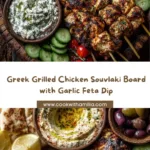 g Board with Garlic Feta Dip & Olive Mix Recipe