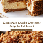 Apple Crumble Cheesecake Recipe
