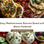 Mediterranean Burrata and Flatbread Board Recipe
