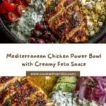 Mediterranean Chicken Power Bowl with Yogurt Feta Sauce Recipe