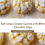Lemon Crinkle Cookies with White Chocolate Recipe